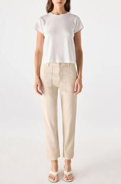 AMO Easy Army Trouser Utility Pant Dove Ivory 25
